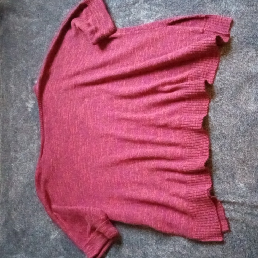 Torrid marled short sleeve cuffed sweater - Picture 8 of 9